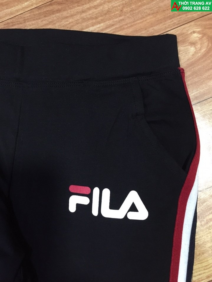 Bộ áo thun thể thao tay ngắn FILA và quần dài cực xinh